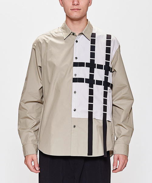 PORTVEL (ポートヴェル) PERFORATIONS SHIRT パーフォレーション