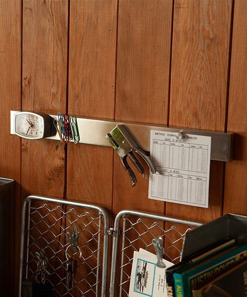 DULTON（ダルトン）の「STAINLESS MAGNETIC TOOL HOLDER 45/ステンレス マグネティック ツールホルダー 45cm（収納グッズ・メンズ・その他・FREE）」の5枚目の写真