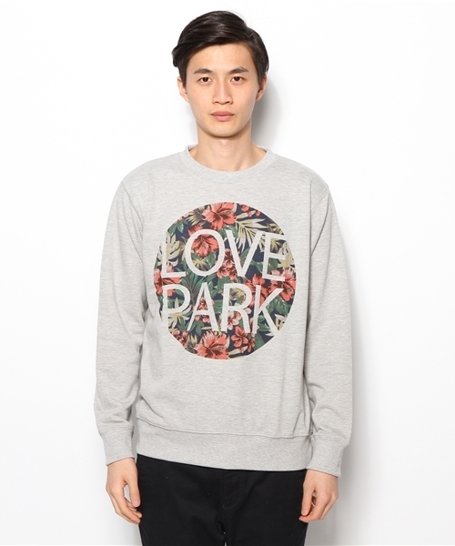 WEGO(ウィゴー)の「WEGO/サークルロゴスウェット(スウェット・メンズ・杢グレー/ロイヤルブルー・LARGE/MEDIUM)」の8枚目の写真