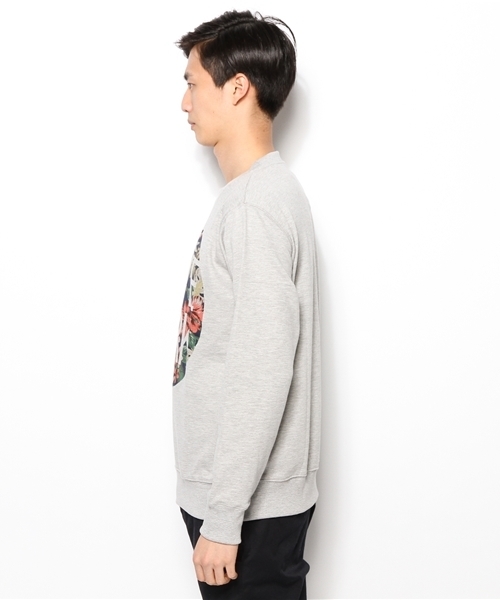 WEGO(ウィゴー)の「WEGO/サークルロゴスウェット(スウェット・メンズ・杢グレー/ロイヤルブルー・LARGE/MEDIUM)」の9枚目の写真