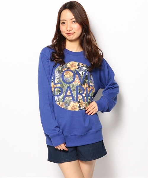 WEGO(ウィゴー)の「WEGO/サークルロゴスウェット(スウェット・メンズ・杢グレー/ロイヤルブルー・LARGE/MEDIUM)」の10枚目の写真