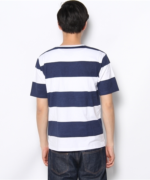 green label relaxing（グリーンレーベルリラクシング）の「WIDE/BOR PT C/N S/S Tシャツ（Tシャツ/カットソー・メンズ・ブラック/ネイビー/ケリー/イエロー・X-LARGE/MEDIUM/LARGE/SMALL）」の7枚目の写真