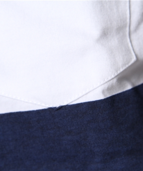 green label relaxing（グリーンレーベルリラクシング）の「WIDE/BOR PT C/N S/S Tシャツ（Tシャツ/カットソー・メンズ・ブラック/ネイビー/ケリー/イエロー・X-LARGE/MEDIUM/LARGE/SMALL）」の11枚目の写真