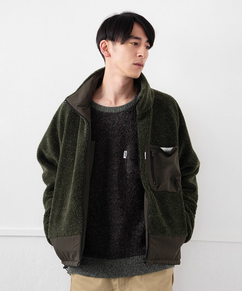 JRD by JARLD(ジェイアールディーバイジャールド)の「【JRD by JARLD】リバーシブルスタンドカラー裏撥水ブルゾン(ブルゾン・メンズ・ホワイト系その他/グリーン系その他/ブルー系その他・S/M/L)」の3枚目の写真