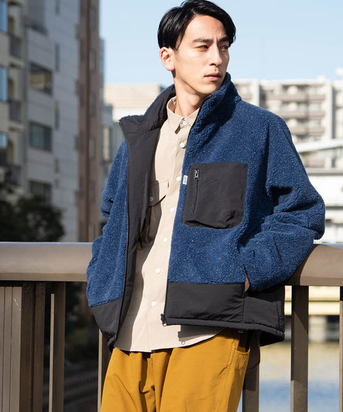 JRD by JARLD(ジェイアールディーバイジャールド)の「【JRD by JARLD】リバーシブルスタンドカラー裏撥水ブルゾン(ブルゾン・メンズ・ホワイト系その他/グリーン系その他/ブルー系その他・S/M/L)」の1枚目の写真