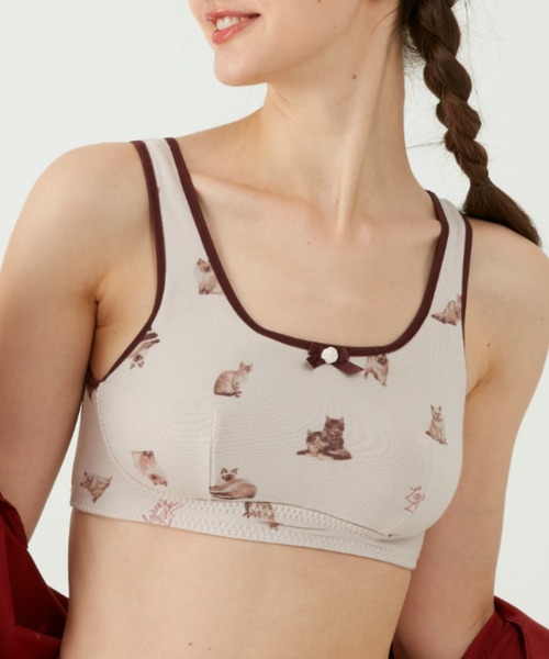 Tuche（トゥシェ）の「Tuche/トゥシェ おやすみ時に気持ちいい やわらかマシュマロタッチ ナイトブラ（ナイトブラ・レディース・ベージュ/ボルドー/ローズ/スカイブルー/オフホワイト/シルバー系その他/スモークピンク/パープル系その他/ピンク系その他/アイボリー・MEDIUM/LARGE/X-LARGE）」の7枚目の写真