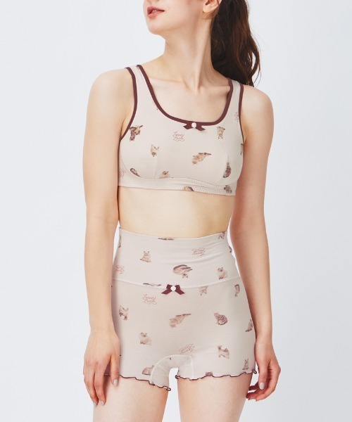 Tuche（トゥシェ）の「Tuche/トゥシェ おやすみ時に気持ちいい やわらかマシュマロタッチ ナイトブラ（ナイトブラ・レディース・ベージュ/ボルドー/ローズ/スカイブルー/オフホワイト/シルバー系その他/スモークピンク/パープル系その他/ピンク系その他/アイボリー・MEDIUM/LARGE/X-LARGE）」の21枚目の写真