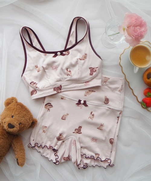 Tuche（トゥシェ）の「Tuche/トゥシェ おやすみ時に気持ちいい やわらかマシュマロタッチ ナイトブラ（ナイトブラ・レディース・ベージュ/ボルドー/ローズ/スカイブルー/オフホワイト/シルバー系その他/スモークピンク/パープル系その他/ピンク系その他/アイボリー・MEDIUM/LARGE/X-LARGE）」の18枚目の写真