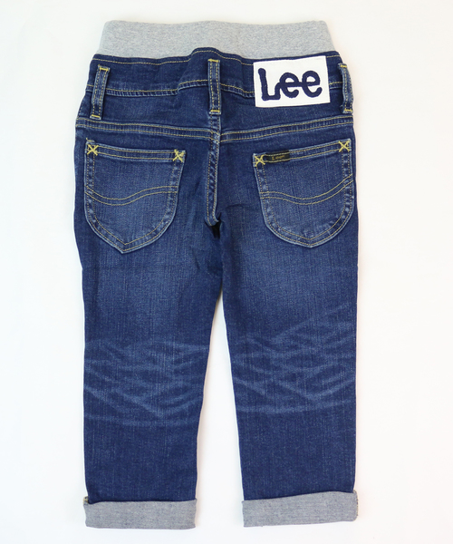 Lee(リー)の「LEE/リー ストレッチテーパードパンツ(デニムパンツ・キッズ・ダークインディゴブルー/ライトインディゴブルー/ベージュ/ブラック・100cm/120cm/90cm/110cm)」の5枚目の写真