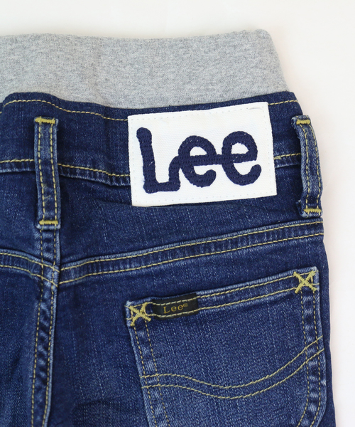 Lee(リー)の「LEE/リー ストレッチテーパードパンツ(デニムパンツ・キッズ・ダークインディゴブルー/ライトインディゴブルー/ベージュ/ブラック・100cm/120cm/90cm/110cm)」の7枚目の写真