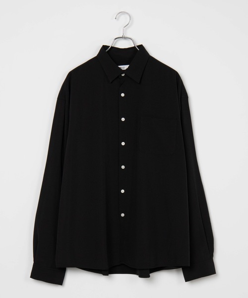 WEGO（ウィゴー）の「WEGO/ビッグシルエットポプリンシャツ（シャツ/ブラウス・メンズ・ホワイト/ブラック/ピンク/ベージュ・MEDIUM/LARGE）」の14枚目の写真