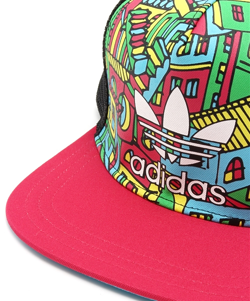 adidas Originals（アディダスオリジナルス）の「アディダス オリジナルス adidas Originals FAVELA CAP（キャップ・レディース・ピンク/ブルー・ONE SIZE）」の8枚目の写真