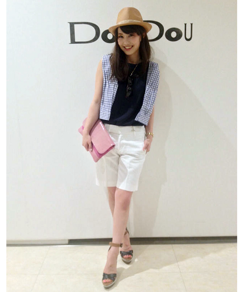 DouDou（ドゥドゥ）の「【VIFLAN】シャイニークラッチ（クラッチバッグ・レディース・アイボリー/ピンク/ラベンダー/ターコイズブルー/オレンジ・FREE）」の22枚目の写真