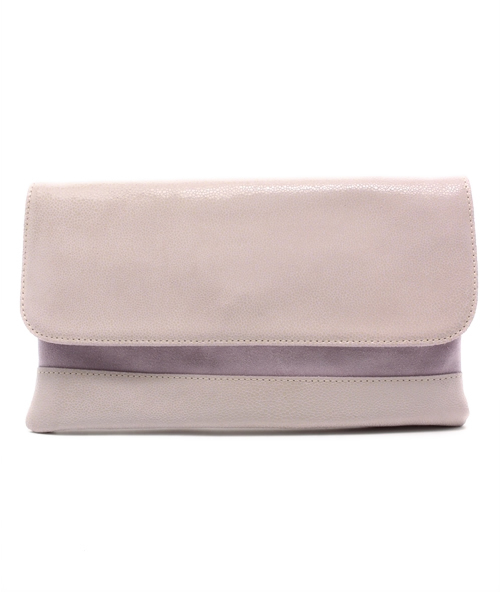 DouDou（ドゥドゥ）の「【VIFLAN】シャイニークラッチ（クラッチバッグ・レディース・アイボリー/ピンク/ラベンダー/ターコイズブルー/オレンジ・FREE）」の3枚目の写真