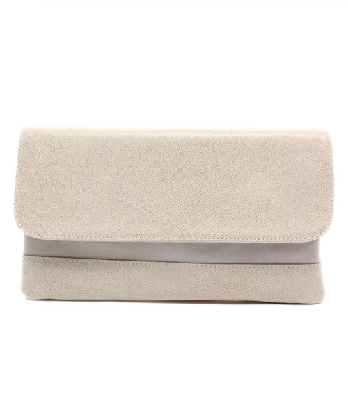 DouDou（ドゥドゥ）の「【VIFLAN】シャイニークラッチ（クラッチバッグ・レディース・アイボリー/ピンク/ラベンダー/ターコイズブルー/オレンジ・FREE）」の2枚目の写真