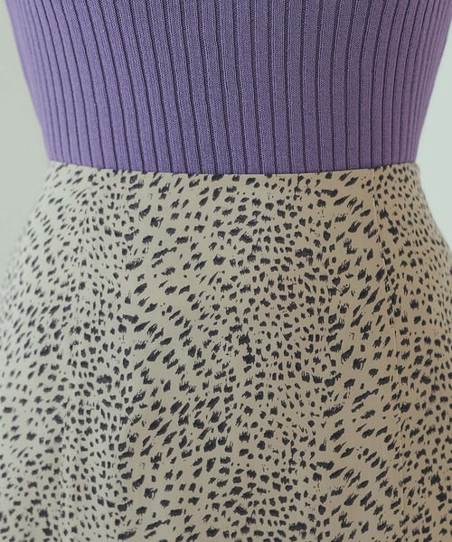 CIAOPANIC（チャオパニック）の「ヒョウ柄マーメイドスカート（スカート・レディース・ブルー系その他/ベージュ系その他・マルチサイズ）」の6枚目の写真