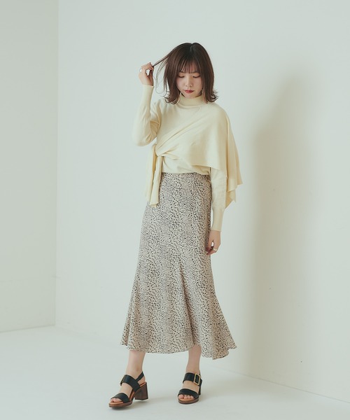 CIAOPANIC（チャオパニック）の「ヒョウ柄マーメイドスカート（スカート・レディース・ブルー系その他/ベージュ系その他・マルチサイズ）」の11枚目の写真