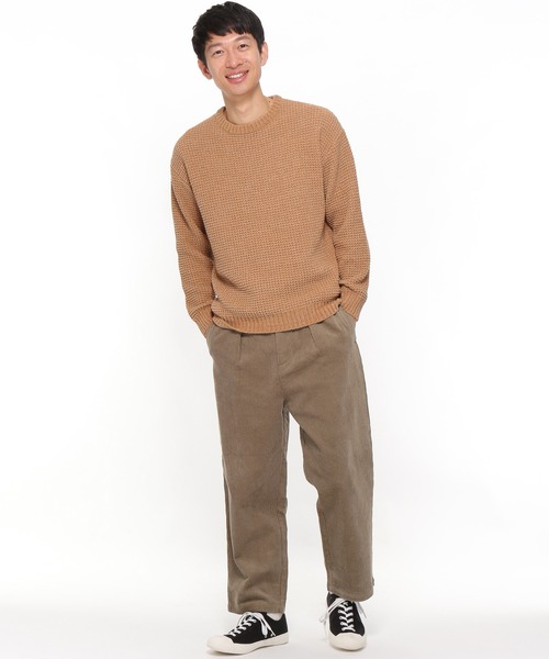 LAKOLE（ラコレ）の「8Wコーデュロイワイドパンツ / LAKOLE（その他パンツ・メンズ・グリーン/アイボリー/サンドグレー/ブラウン/グレー・SMALL/MEDIUM/LARGE）」の9枚目の写真