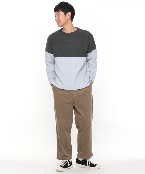 LAKOLE（ラコレ）の「8Wコーデュロイワイドパンツ / LAKOLE（その他パンツ・メンズ・グリーン/アイボリー/サンドグレー/ブラウン/グレー・SMALL/MEDIUM/LARGE）」の10枚目の写真