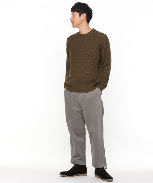 LAKOLE（ラコレ）の「8Wコーデュロイワイドパンツ / LAKOLE（その他パンツ・メンズ・グリーン/アイボリー/サンドグレー/ブラウン/グレー・SMALL/MEDIUM/LARGE）」の11枚目の写真