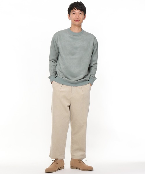 LAKOLE（ラコレ）の「8Wコーデュロイワイドパンツ / LAKOLE（その他パンツ・メンズ・グリーン/アイボリー/サンドグレー/ブラウン/グレー・SMALL/MEDIUM/LARGE）」の14枚目の写真