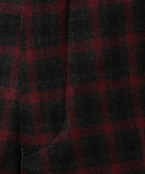green label relaxing（グリーンレーベルリラクシング）の「□WOOL DK/TTN/CHK S/NOP パンツ ◆（スラックス・メンズ・ネイビー/ダークグレー・LARGE/MEDIUM/X-LARGE/SMALL）」の10枚目の写真