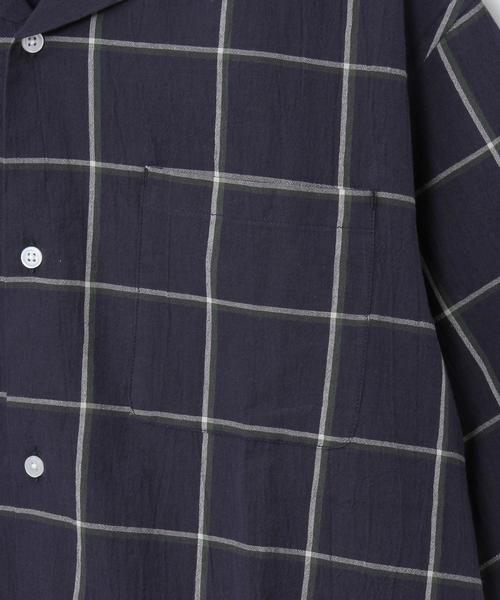 coen(コーエン)の「インドコットンチェックオープンカラーシャツ(シャツ/ブラウス・メンズ・ベージュ/ネイビー・LARGE/MEDIUM/SMALL/X-LARGE)」の20枚目の写真