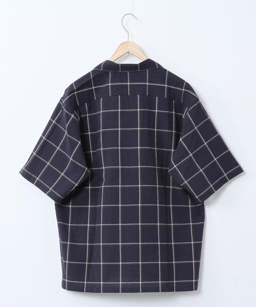 coen(コーエン)の「インドコットンチェックオープンカラーシャツ(シャツ/ブラウス・メンズ・ベージュ/ネイビー・LARGE/MEDIUM/SMALL/X-LARGE)」の21枚目の写真