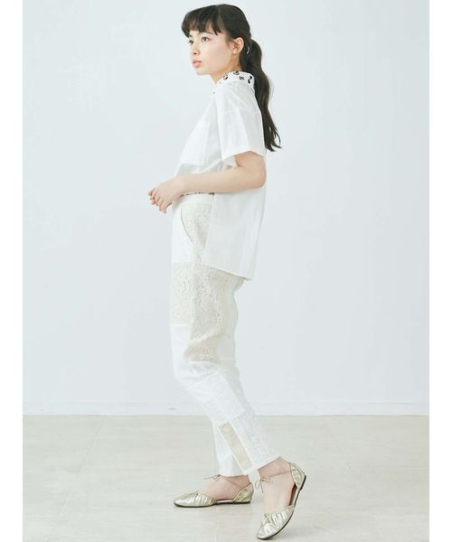 merry jenny(メリージェニー)の「floralスパンコールカラーシャツ(シャツ/ブラウス・レディース・ベージュ/オフホワイト・FREE)」の22枚目の写真