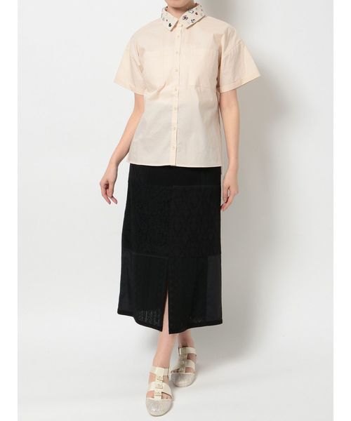 merry jenny(メリージェニー)の「floralスパンコールカラーシャツ(シャツ/ブラウス・レディース・ベージュ/オフホワイト・FREE)」の21枚目の写真