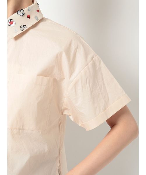 merry jenny(メリージェニー)の「floralスパンコールカラーシャツ(シャツ/ブラウス・レディース・ベージュ/オフホワイト・FREE)」の16枚目の写真