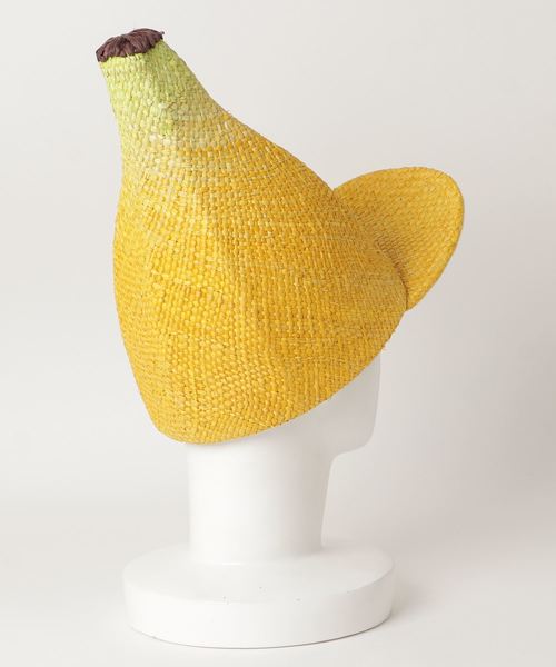 go slow caravan(ゴースローキャラバン)の「HUT/ハット BANANA CAP(キャップ・レディース・イエロー・FREE)」の2枚目の写真