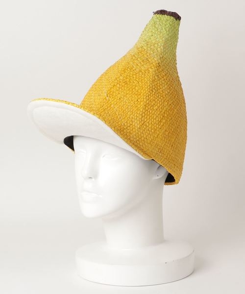 go slow caravan(ゴースローキャラバン)の「HUT/ハット BANANA CAP(キャップ・レディース・イエロー・FREE)」の10枚目の写真