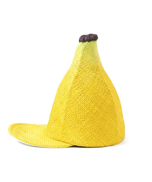 go slow caravan(ゴースローキャラバン)の「HUT/ハット BANANA CAP(キャップ・レディース・イエロー・FREE)」の3枚目の写真