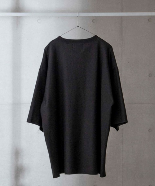 anown（アノン）の「裏毛/カットオフ 1ポケットカットソー【ファッションインフルエンサー JUN×anown 限定コラボ】（Tシャツ/カットソー・メンズ・ブラック/ミント/ライトベージュ・M/L）」の17枚目の写真