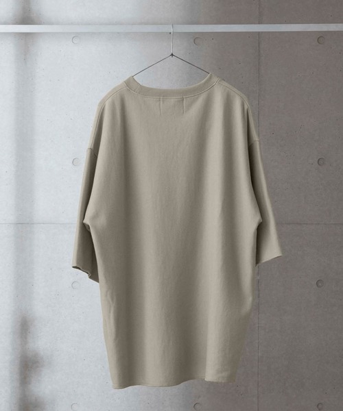 anown（アノン）の「裏毛/カットオフ 1ポケットカットソー【ファッションインフルエンサー JUN×anown 限定コラボ】（Tシャツ/カットソー・メンズ・ブラック/ミント/ライトベージュ・M/L）」の21枚目の写真