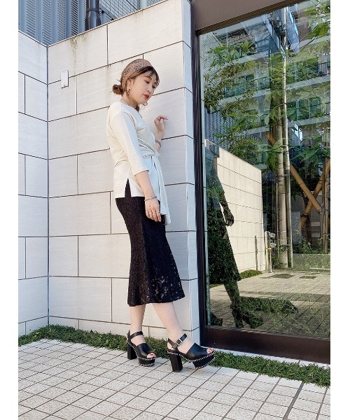 one way（ワンウェイ）の「フロントシバリＴＯＰＳ（Tシャツ/カットソー・レディース・ホワイト/ベージュ/ブラック/ライトグリーン・FREE）」の14枚目の写真