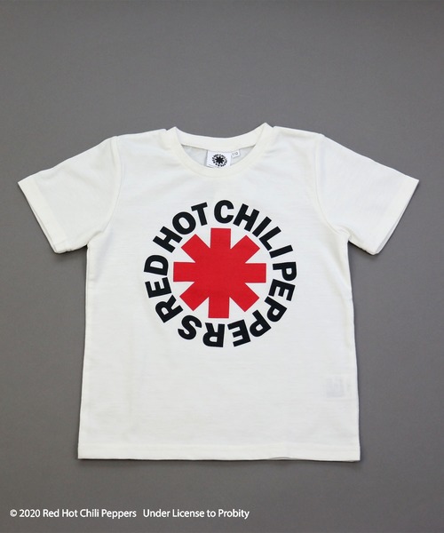 JAM & LINK（ジャムアンドリンク）の「RED HOT CHILI PEPPERS ロゴ半袖Ｔシャツ（Tシャツ/カットソー・キッズ・ブラック/ライトピンク/オフホワイト・90cm/100cm/110cm/120cm/130cm/140cm）」の2枚目の写真