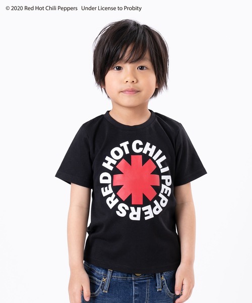 JAM & LINK（ジャムアンドリンク）の「RED HOT CHILI PEPPERS ロゴ半袖Ｔシャツ（Tシャツ/カットソー・キッズ・ブラック/ライトピンク/オフホワイト・90cm/100cm/110cm/120cm/130cm/140cm）」の3枚目の写真