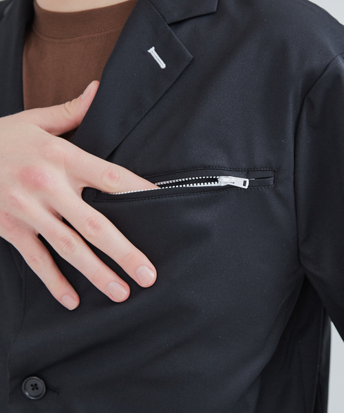 【美品】WWS ワークウェアスーツ セットアップ 黒 M ジャケット パンツ WORK WEAR SUIT ワークウェアスーツ - レディースファッション