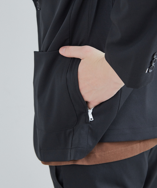 WWS（ワークウェアスーツ）の「【別注/セットアップ対応】WORK WEAR SUIT ジャケット（テーラードジャケット・メンズ・ブラック/ダークネイビー・L/M/S）」の12枚目の写真