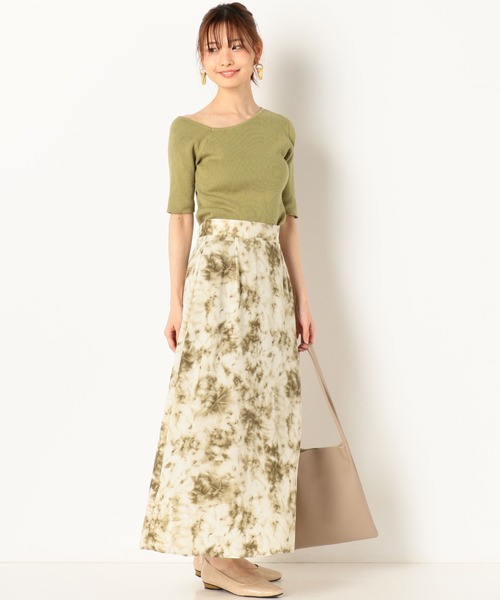 archives（アルシーヴ）の「タイダイセミフレアスカート（スカート・レディース・グリーン/ネイビー/ピンク・MEDIUM）」の20枚目の写真