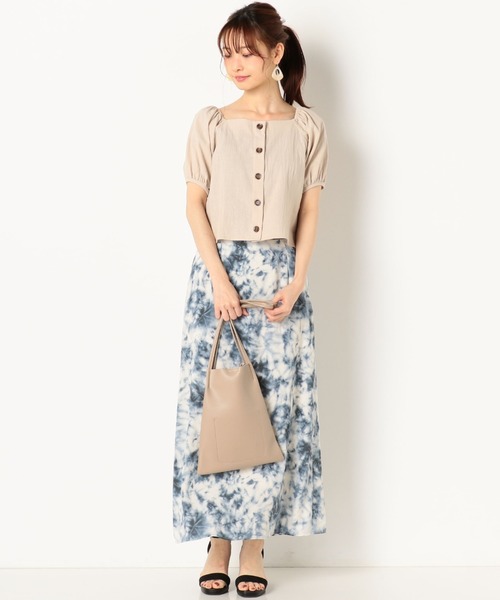 archives（アルシーヴ）の「タイダイセミフレアスカート（スカート・レディース・グリーン/ネイビー/ピンク・MEDIUM）」の9枚目の写真