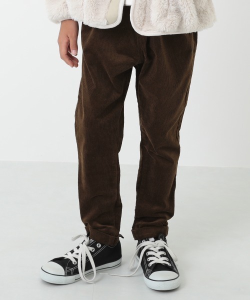 devirock（デビロック）の「コーデュロイタックパンツ（その他パンツ・キッズ・テラコッタ/ライトブラウン/ベージュ/ライトグレー/チャコール/パープル系その他/パープル系その他2/ブルー/ダークブラウン/カーキ・130cm/110cm/140cm/80ｃｍ/150cm/120cm/100cm/95cm/160cm/90cm）」の5枚目の写真