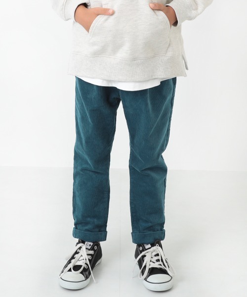 devirock（デビロック）の「コーデュロイタックパンツ（その他パンツ・キッズ・テラコッタ/ライトブラウン/ベージュ/ライトグレー/チャコール/パープル系その他/パープル系その他2/ブルー/ダークブラウン/カーキ・130cm/110cm/140cm/80ｃｍ/150cm/120cm/100cm/95cm/160cm/90cm）」の2枚目の写真