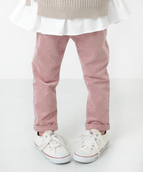 devirock（デビロック）の「コーデュロイタックパンツ（その他パンツ・キッズ・テラコッタ/ライトブラウン/ベージュ/ライトグレー/チャコール/パープル系その他/パープル系その他2/ブルー/ダークブラウン/カーキ・130cm/110cm/140cm/80ｃｍ/150cm/120cm/100cm/95cm/160cm/90cm）」の10枚目の写真