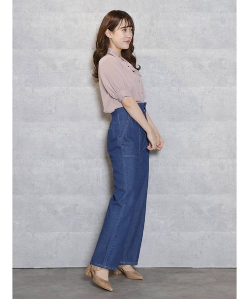 dazzlin(ダズリン)の「ペールカラーハーフスリーブブラウス(シャツ/ブラウス・レディース・オフホワイト/ピンク/ブルー・FREE)」の12枚目の写真