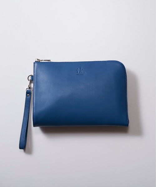 tk.TAKEO KIKUCHI（ティーケータケオキクチ）の「イタリアンレザーミニクラッチバッグ（クラッチバッグ・メンズ・ブラック/ダークブラウン/ライトブルー・00）」の3枚目の写真