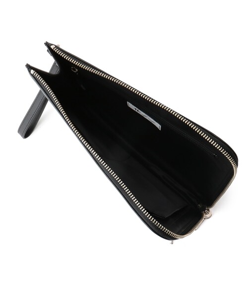 tk.TAKEO KIKUCHI（ティーケータケオキクチ）の「イタリアンレザーミニクラッチバッグ（クラッチバッグ・メンズ・ブラック/ダークブラウン/ライトブルー・00）」の8枚目の写真