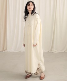 Bab | 【WEB限定】配色ステッチロングシャツワンピース(ワンピース)